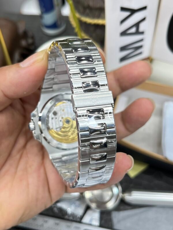 百达翡丽运动优雅系列 鹦鹉螺 AAA顶级 1:1 复刻克隆高仿手表（视频实拍） - Image 7