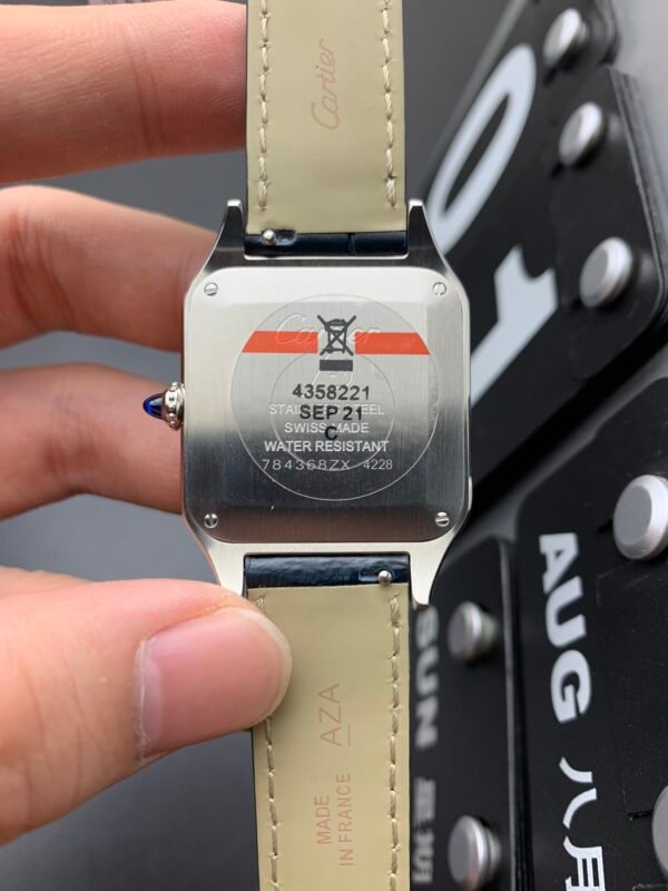 卡地亚山度士系列 女款 AAA顶级 1:1 复刻克隆高仿手表（视频实拍） - Image 3