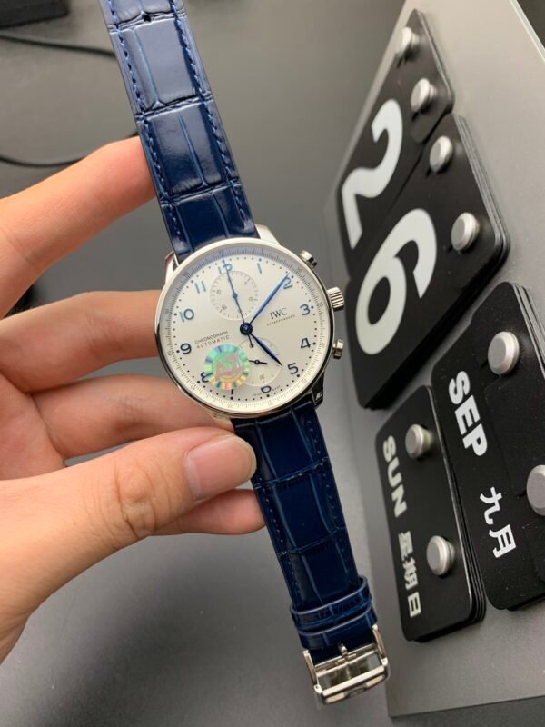 万国IWC葡萄牙系列，计时码表 AAA顶级 1:1 复刻克隆高仿手表（视频实拍） - Image 6