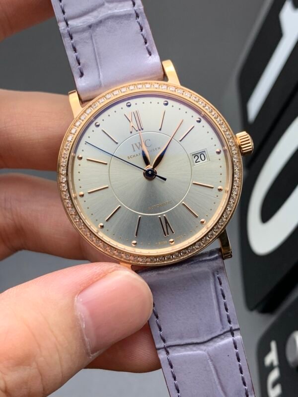 万国IWC柏涛菲诺系列 女款 AAA顶级 1:1 复刻克隆高仿手表（视频实拍） - Image 3