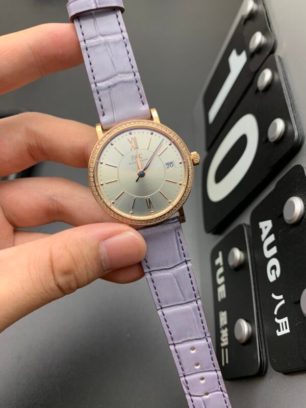 万国IWC柏涛菲诺系列 女款 AAA顶级 1:1 复刻克隆高仿手表（视频实拍） - Image 6